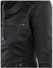 Kvinnor Casual Ytterkläder V-Neck Stand Collar Avtagbar Hood PU Faux Läder Jacka Coat Slim Långärmad