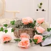 Lote 10 pcs 9cm Rosas Aritificiais Cabeças de Flores de Casamento casamento Decoração Falsa Flores Feliz Dia dos Namorados Fontes Festivas