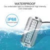 Pontón submarino LED de acero inoxidable de 50W, luz de haz de barco oceánico, luz de popa para yate, accesorios para piscina de pesca