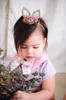 Hot Europe Infant Baby Hoofdband Elastisch Bunny Oor Flower Kroon Kroon Baby Flower Crown Photography Props Hair Band Hair Accessoire 15111