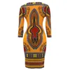 Spring Summer Dress Women 2020 Casual Plus Size Slim African National Style Dresses Elegant Sexy V Neck Pencil Long Party Dress8528162