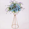 Wedding Gold Centerpieces Tall Metal Flower Vase Wedding Decoration Party Road Lead Floor Vase Event Party Decoration