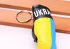 Luva de Boxe Keychain mini-luvas Titular Mulheres Chave do carro Bag Pingente Bandeira Sports Key toca Chaves LJJK1923 presente