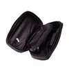 Pack de tuyaux en cuir noir Sac à main portable Pipe Outil de tabac à double tuyau spécial
