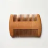 Logo delicado Madeira Comb Barba Pente personalizado Combs Laser gravado de madeira pentear o cabelo para as Mulheres Homens e Mulheres Grooming XD23241