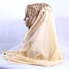 Nouveau Abaya Dubaï Islam Arabe En Mousseline De Soie Écharpe Hijab Abayas Pour Les Femmes Musulmanes Niqab Turban Hijabs Châle Turbante Mujer Foulard Écharpe6051715