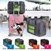 Grande capacidade de carrinho de avião viagem portátil sacos de bagagem de viagem saco de armazenamento de viagem Nylon dobrável 46 * 34.5cm 4 cores DH0492