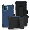 Holster Defender Holster Coelf Coffres de boîtes pour iPhone 6 7 8 Plus X XS XR 12 Mini 11 PRO Max 13 couvercle avec kickstand