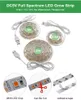 LED completos do espectro Grow Lights USB LED Tira Luzes 0.5m 1m 2m 2835 LED Lâmpadas Phyto para Estufa Estufa Planta Crescendo