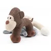 Dog Chew Toys Pet Stuffed Monkey Sheep Elephant Plush Puppy Squeaky Dog Toy för små och medelstora hundar K08216451377