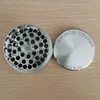 Space Case Grinders 55/63 mm zioła młynek do palenia akcesoria 4 sztuki tytoń z trójkątnym skrobakiem aluminium stopowy ziołowy kruszarka przyprawowa czarny srebrny srebro