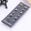 Amazon Hot Selling 6Pairs Sets Earring Sets Geometric Simple Cheap Wholesale Stud Earring Women Mix Earring