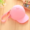 Creative Baseball Cap Coin Purse Silicone Cap Coin Bag Mini Hat Key Bag Candy Color Small Change Purse Plånbok för barn