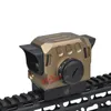 Taktisches DI EG1 Red Dot Scope Holographisches Visier für 20-mm-Schienen-Jagdfernrohr Dark Earth