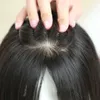 13x15 см Virgin бразильский Slik Base Toppers для волос Натуральный цвет Заколки для париков для женщин3556170