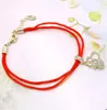 2020 Nouveau Style Chinois Sûr Petite Gourde Bracelet Bonne Chance Corde Rouge Bracelet Femmes Accessoires Vacances Bénédiction Zircon Cadeau Bracelet