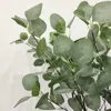 Künstliche Pflanze Eukalyptus grüne Pflanzenzweigblätter 93 cm Hausgartenparty Dekorative DIY -Pflanzen -Wand -Pographie -Requisiten VT09616607872