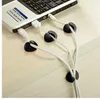12Pcs Cable Clips Winder Cable Organizer Desktop Wire Storage Charger Holder For Phone Charging USB Cable