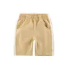 Crianças Meninos Shorts 16 cores Letter Listrado Joelho de comprimento Pants Criança Lazer Roupas de bebê Sports dinossauro bolso Elastic Pants 1-9T 060616