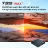 T95 Max Plus Android 9.0 TV Seti Üst Kutu Amlogic S905X3 4GB 32GB 4G 64G Dört Çekirdek USB3.0 LED ekranlı akıllı TVBox Home Media Player için Çift WiFi 8K BT4.0