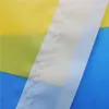 Sverige Banner 3ft x 5ft hängande flagga polyester Sverige National Flag Banner utomhus inomhus 150x90 cm för firande