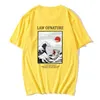 Marka Mężczyźni T Shirt Homme Harajuku 3D Tshirt Japoński Drukarnia Wzór Zabawna T -Shirt Bawełna Hip Hop Camise Size XS-2XL