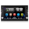 VETOMILE Двойной 2 DIN HD 6,2 "сенсорный экран Автомобильный DVD-плеер GPS Sat Nav Стерео-радио