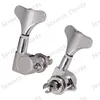 A set of Chrome black Electric Bass Guitar Tuning Pegs Tuners Machine Heads Tuning Keys buttons guitar accessories9673046