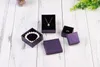 [DDisplay]Pure Color Violet Purple Jewelry Box,Trend Ring Gift Case, Special Jewelry box for Necklace, Festival Pendant Display