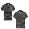 Outdoor Snel droge camouflage T-shirt Sport Woodland jagen schiet shirt gevechtskleding uniform tactische BDU leger gevechtskleding no05-105