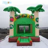 Quintal Publick Playhouse Palm Tree Forest Bouncy Castle Inflatable Bouncer Atacadales com soprador livre