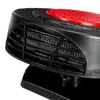12V Electric Car Heated Fan Fast Heating Fan Heater 180° Rotating Bracket Defrost & Defog
