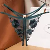 女性のセクシーなパンティー下着濃いG弦卸売の女の子ビキニホットスーラー透明の透明性のある刺繍包帯女性のセックス