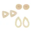 6pcs Natural Rattan tissage boucles d'oreilles en osier DIY RÉSULTATS JUJECT ACCESSOIRES 3141021