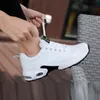 2020 Büyük Boy Kadın Rahat Ayakkabılar Moda Örgü Çorap Sneaker Siyah Kırmızı Platformu Eğitmenler Nefes Dantel-Up Runner Ayakkabı ile Kutusu AB 35-42