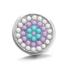 NOOSA Snap Jewelry Colourful Resin Beads Snap Buttons fit 18mm snap button bracelet Jewelry