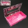 IFLovedEkd 1 par Lash Packaging 3D Mink Eyelashes Custom Cosmetic Case Lashes Fodral Paket Anpassa logotyp