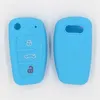 3 Knapp Silikonbil Remote Key Fob Shell Cover Key Case för AUDI A1 S1 A3 S3 A4 A6 RS6 TT Q3 Q7