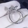 2019 nouvel arc échelle bague en diamant simulation diamant bijoux tempérament femmes bague de mariage bague en alliage