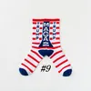 Trump Socks President Maga Trump Letter Strumpor Striped Stars USA Flag Sport Socks Maga Sock Party Favor ZZA2405