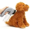 O mais recente limpador de cabelo elétrico para animais de estimação vem com um dispositivo de cabelo de caixa, aspirador de limpeza de massagem portátil para animais de estimação