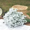 Nowa fałszywa roślina DIY przyjeżdża Gypsophila Baby Oddech Sztuczne fałszywe Silk Flowers Rośliny Domowe dekoracje ślubne