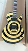 Wylde Audio Odin Grail Zakk Metallic Blue Bullseye Electric Guitar MOP Large Block Inlay Gold Hardware Grover Tuners China EMG 7223717