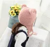 Inverno quente berber velo grosso bebê earmuffs gorro chapéu moda bonito urso grosso gorro boné infantil macio grils chapéus