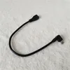 Mini B USB kąt prostego kąt prosty do żeńskiego kabla danych Przewód przedłużenia kabla dla MP4 Black 25 cm