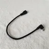 Cavo di prolunga per cavo dati da maschio a femmina ad angolo retto Mini B USB per telefono MP4 nero 25 cm