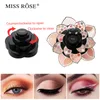 Miss Rose Black Plum Blossom Eye Shadow Palette Brush Lip Sourcils Poudre Maquillage Professional Matte Palette Foundation Palette Fard à Paupières