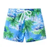 Kinderen Jongens Zwemmen Trunks 12 Kleuren Cartoon Gestreepte Bloemen Gedrukt Trekkoord Sluiting Beach Board Shorts Jongens Meisjes Badpak Zomer 050321