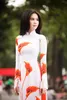 Autentico Vietnam Donna Abbigliamento etnico Abito Aodai primavera nuovo tradizionale set di due pezzi di abiti Abiti aodai vietnamiti Abito asiatico cheongsam