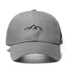 Мужские и женские бейсболки с вышивкой Mountain Range, регулируемые кепки Snapback, модные шапки для пап, Bone Garros, Drop6556287